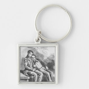 Porte-clés Lucien de Rubempre et David Sechard