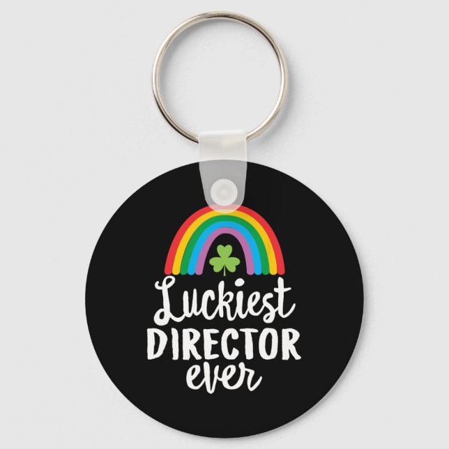 Porte-clés Luckiest Director Ever St Patrick Day Shamrocks  (Recto)
