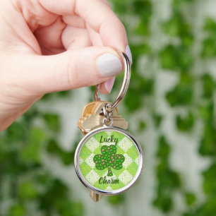 Porte-clés Lucky Charm Round Porte - clé