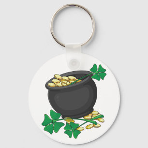 Porte-clés Lucky Pot of Gold Porte - clé