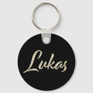 Porte-clés Lukas Whitegold Button