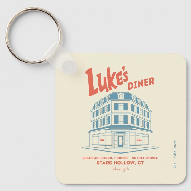 Porte-clés Luke’s Diner Stars Hollow Design (Recto)