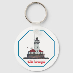 Porte-clés Lumière du port de Chicago