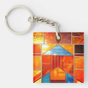 Porte-clés Lumière magique déferlant des fenêtres de l'Eglise