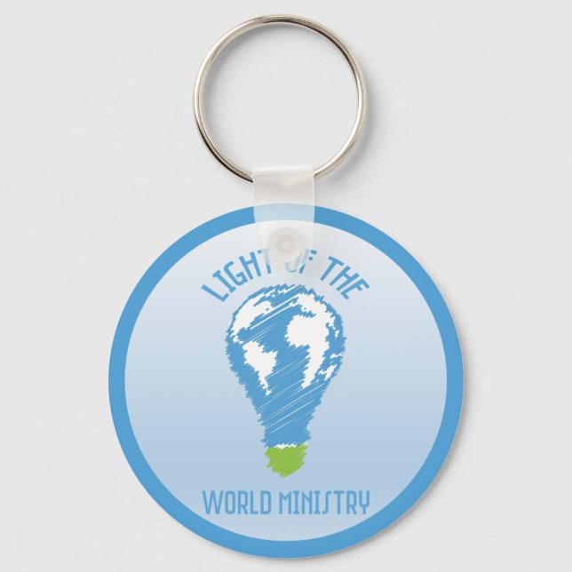 Porte-clés Lumière porte - clé du logo du Ministère Mondial (Recto)
