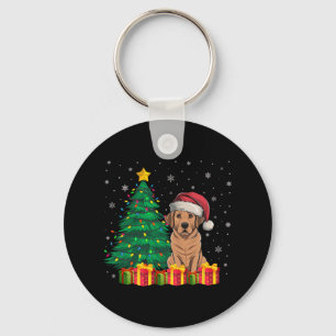 Porte-clés Luminaires de Noël du lagon laide du Labrador Sant