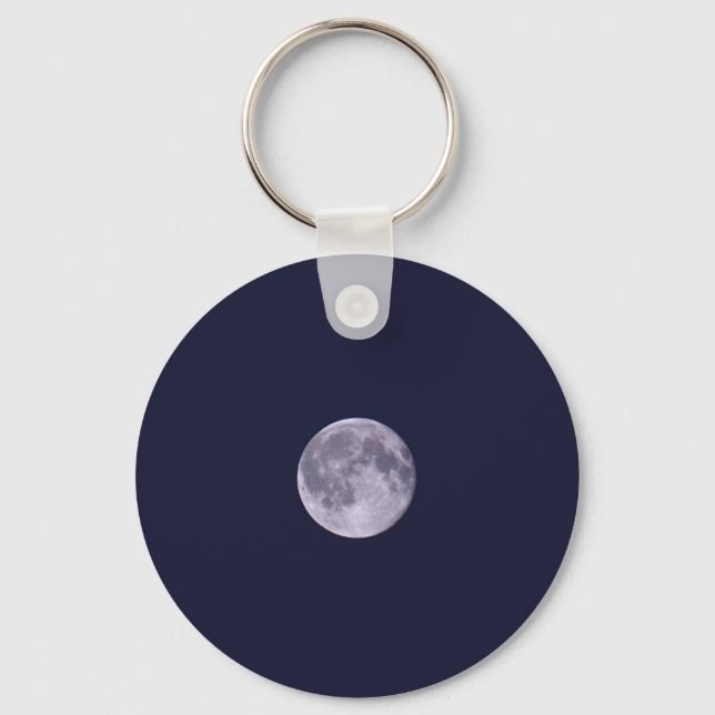 Porte-clés Lune bleue (Recto)