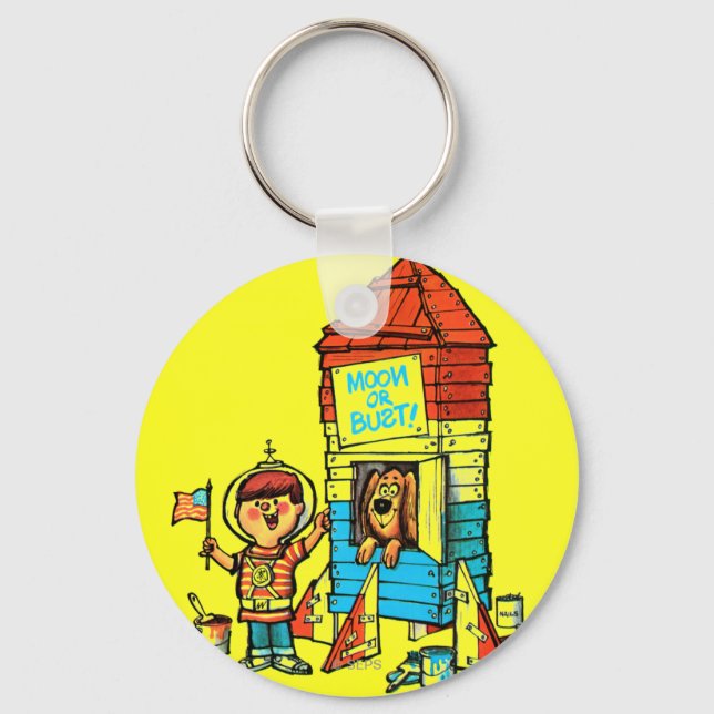 Porte-clés Lune ou Buste ! (Recto)