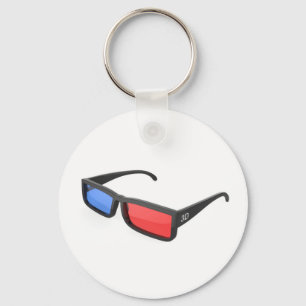 Porte-clés Lunettes 3d