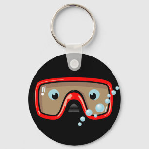 Porte-clés Lunettes rouges