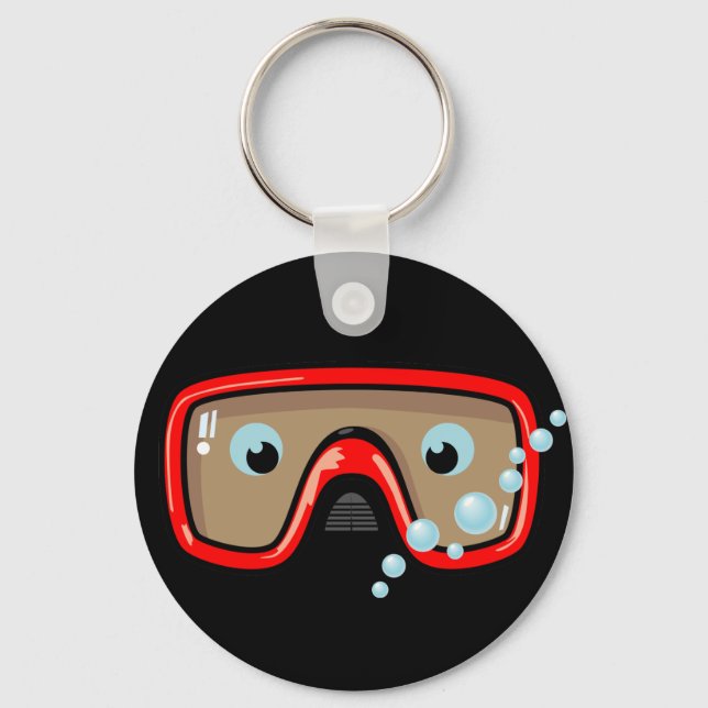 Porte-clés Lunettes rouges (Recto)