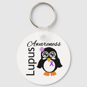 Porte-clés Lupus Awareness Penguin