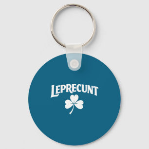 Porte-clés Lutin irlandais St Patrick drôle shamrock