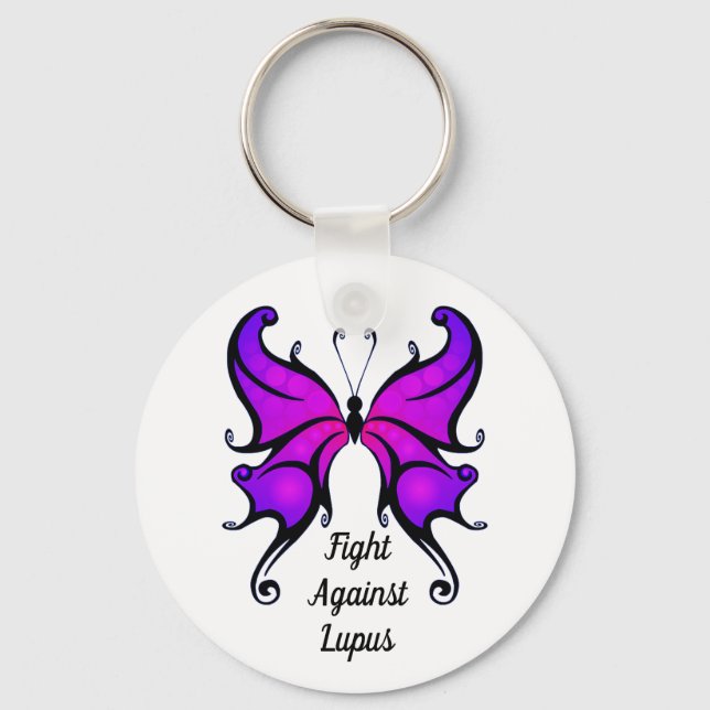 Porte-clés Lutter contre Lupus Pretty Butfly Porte - clé (Recto)