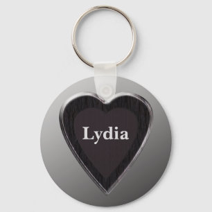 Porte-clés Lydia Heart Keychain par 369MyName