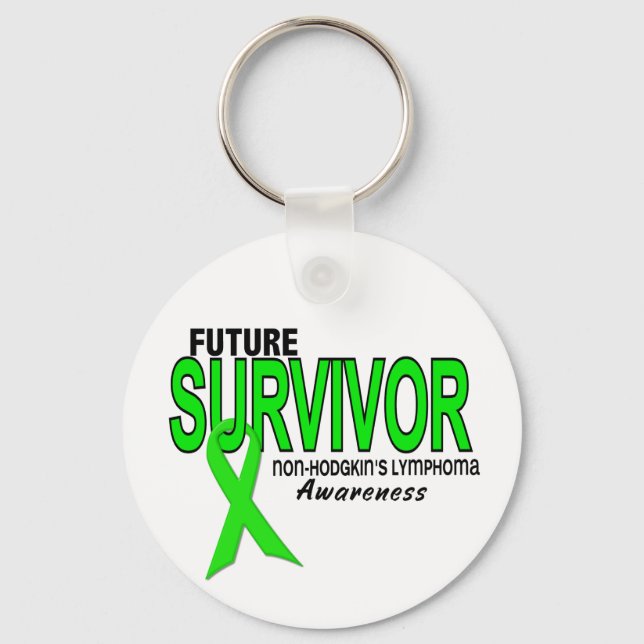 Porte-clés Lymphome non-Hodgkins Survivant futur (Recto)