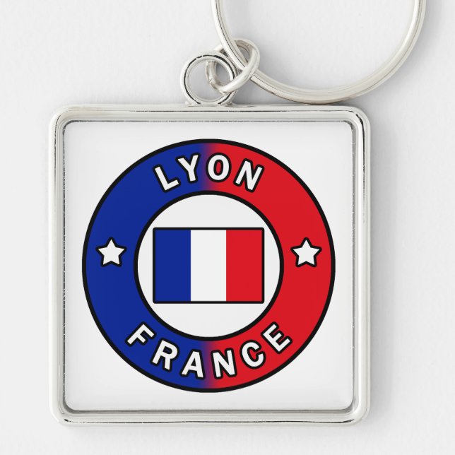 Porte-clés Lyon France (Devant)