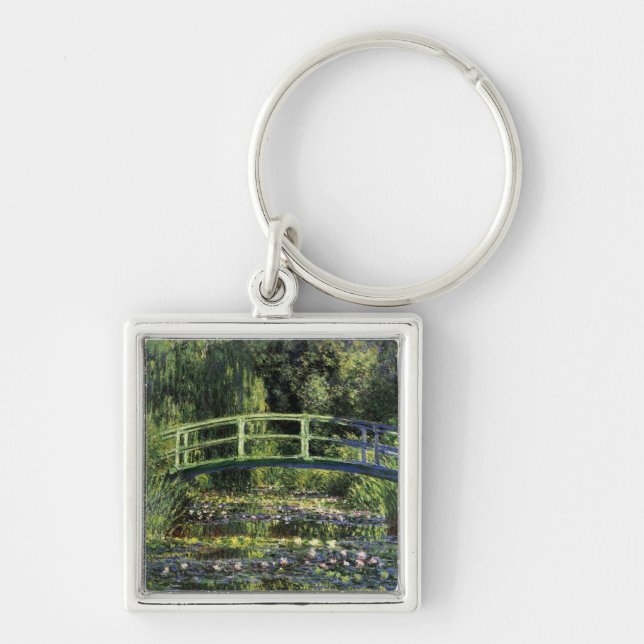 Porte-clés Lys d'eau et pont japonais (Devant)