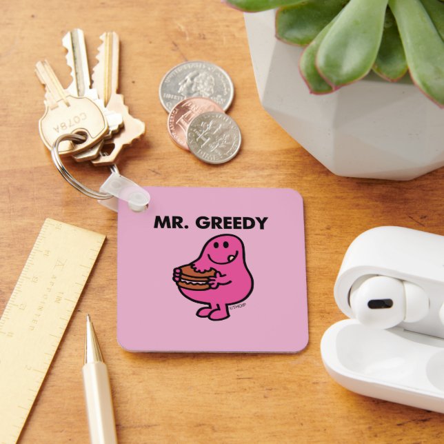 Porte-clés M. Greedy Mange Du Gâteau (Bureau)