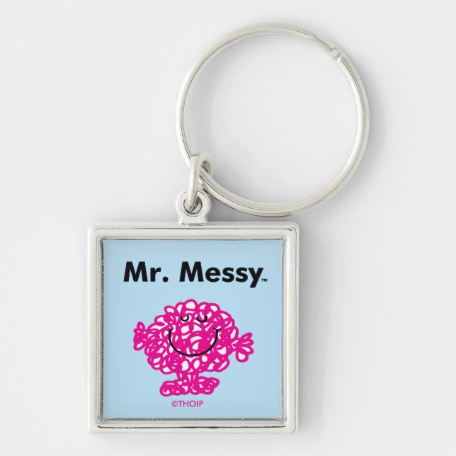 Porte-clés M. Men | M. Messy Est Mignon, Mais Mal (Devant)
