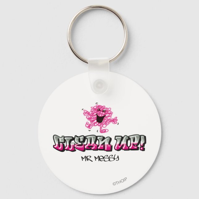 Porte-clés M. Messy Dit Nettoyer (Recto)