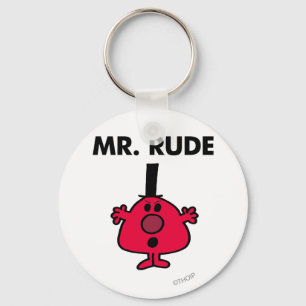 Porte-clés M. Rude   Colère à visage rouge