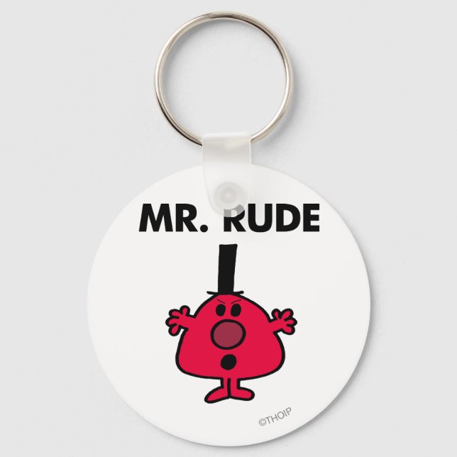 Porte-clés M. Rude | Colère à visage rouge (Recto)