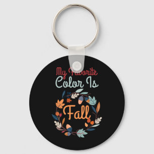 Porte-clés Ma Couleur Favorite Est Automne Fun Joli Automne