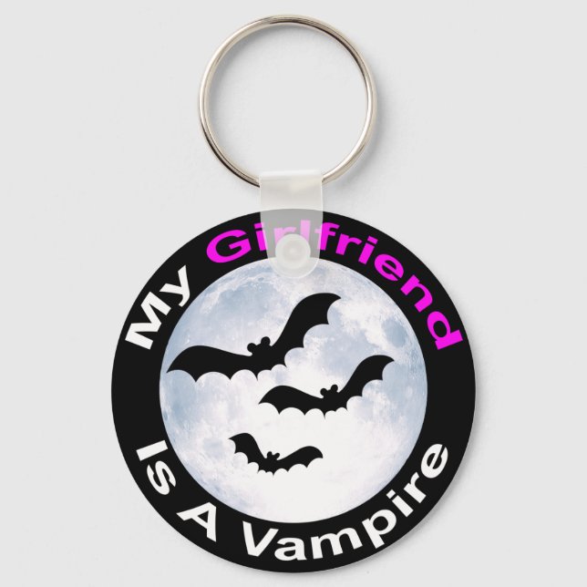 Porte-clés Ma Fille Est Un Vampire (Recto)