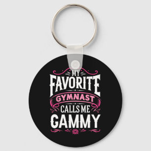 Porte-clés Ma Gymnaste Favorite M'Appelle Gammy Gymnastique