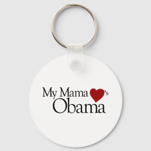 Porte-clés Ma maman Loves Obama