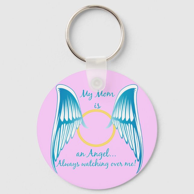 Porte-clés Ma mère est un ange (Recto)