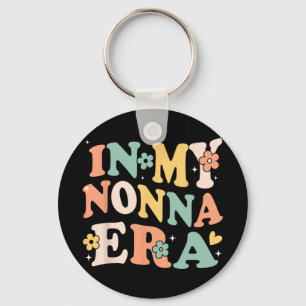 Porte-clés Ma Nonna était drôle Sarcasme Groovy Rétro Fêtes d