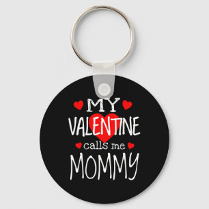 Porte-clés Ma Saint Valentin M'Appelle Maman