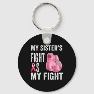 Porte-clés Ma Soeurs Lutte Est Mon Combat Cancer Du Sein