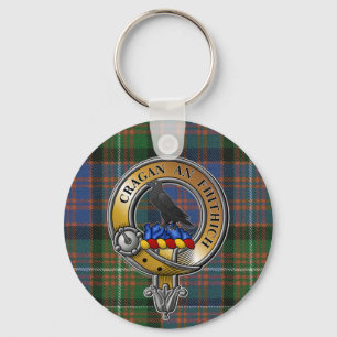 Porte-clés MacDonnell Glengarry Tartan & Badge