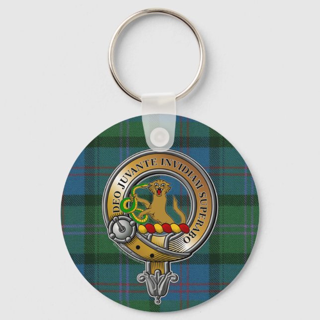 Porte-clés MacThomas Tartan & Badge (Recto)