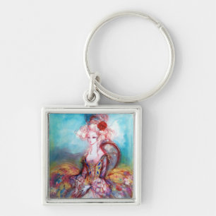 Porte-clés MADAME POMPADOUR Élégante mode beauté