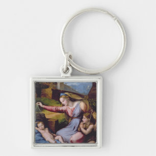 Porte-clés Madonna du diadème bleu ou Madonna de t