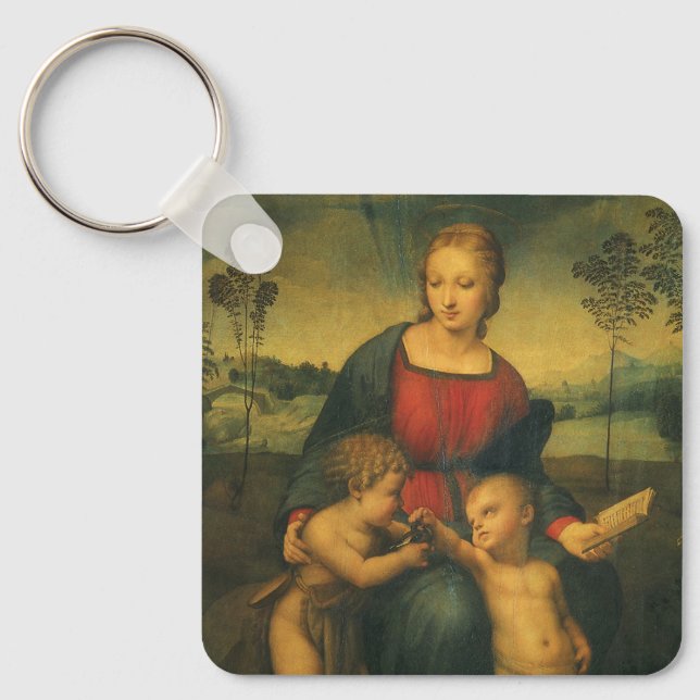Porte-clés Madonna du Goldfinch par Raphael Sanzio (Recto)