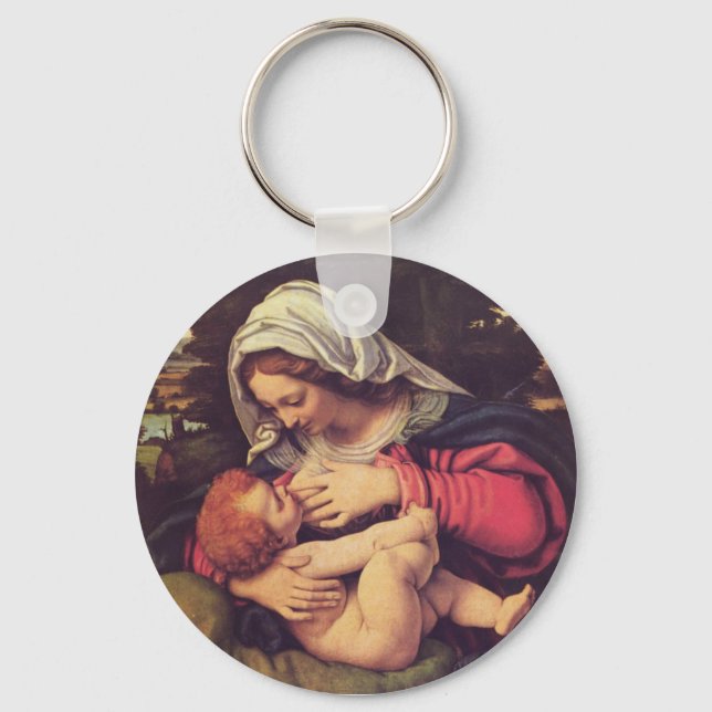 Porte-clés Madonna et l'enfant (Recto)