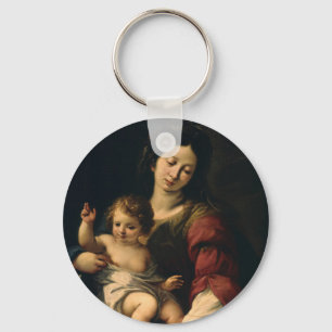 Porte-clés Madonna et l'enfant