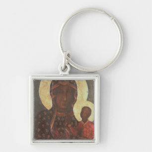 Porte-clés Madonna noir de Jasna Gora