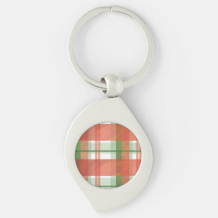 Porte-clés Madras Plaid Noël