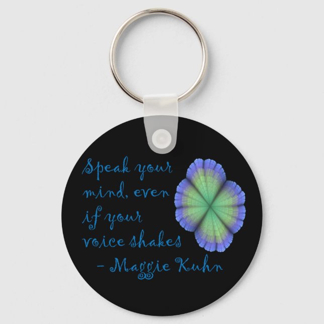 Porte-clés Maggie Kuhn - porte - clé (Recto)