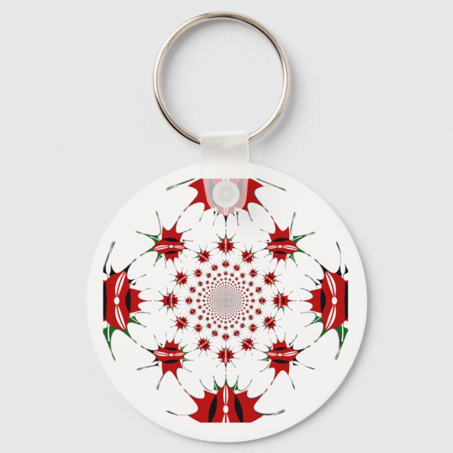 Porte-clés Magic Kenya : Kaleidoscope 🇰 identité culturelle  (Recto)