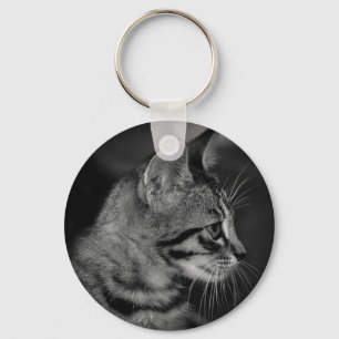 Porte-clés Magnifique chaton noir et blanc