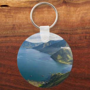 Porte-clés Magnifique lac Toba, Sumatra du Nord, Bali, porte-