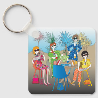 Porte-clés Mah Jongg Dragon Ladies Keychain
