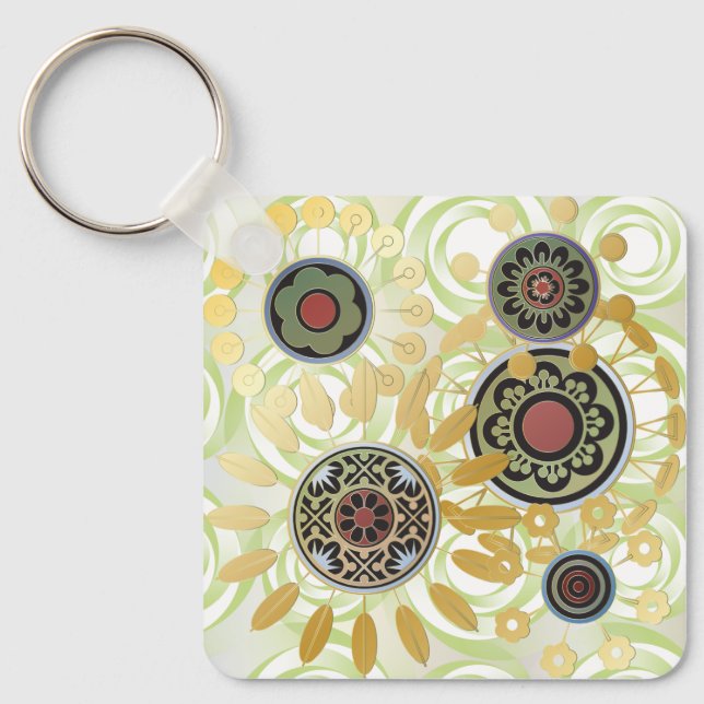 Porte-clés Mah Jongg Starburst Porte - clé (Recto)